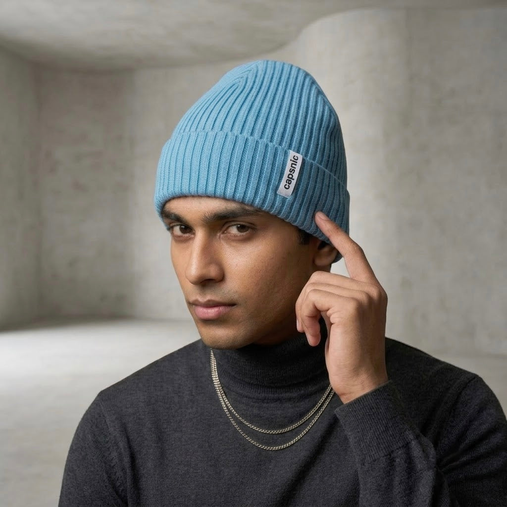 Beanie Powder Blue